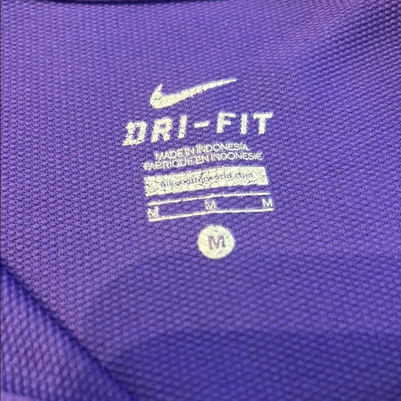 NWOT Nike purple LSU women’s dri-fit polo - Picture 3 of 5